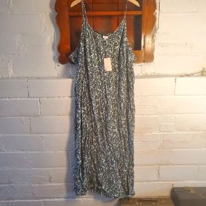 Maxi floral slip dress